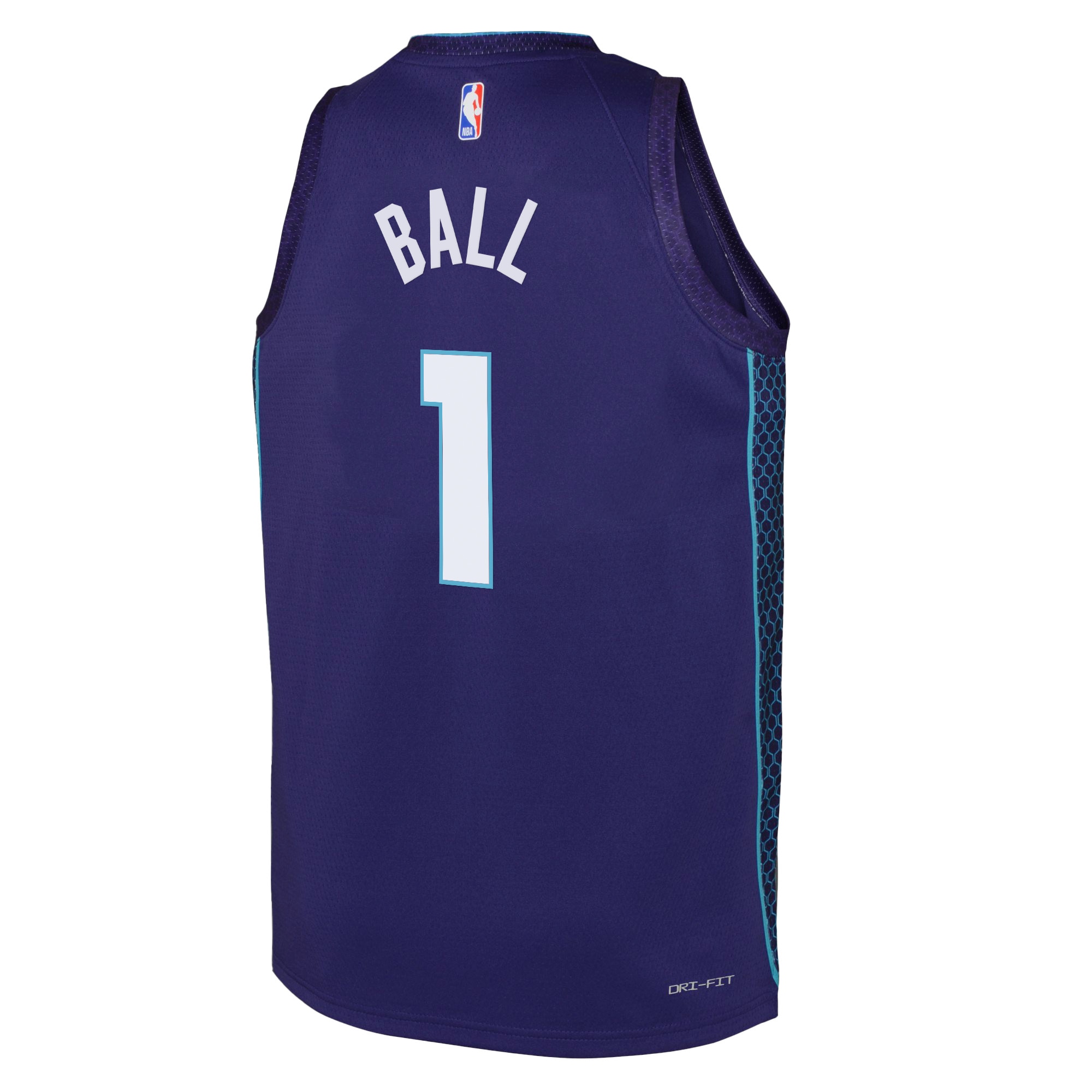 Charlotte Hornets Jordan Brand Statement Edition Swingman Purple LaMelo Bal NBA Jersey Youth