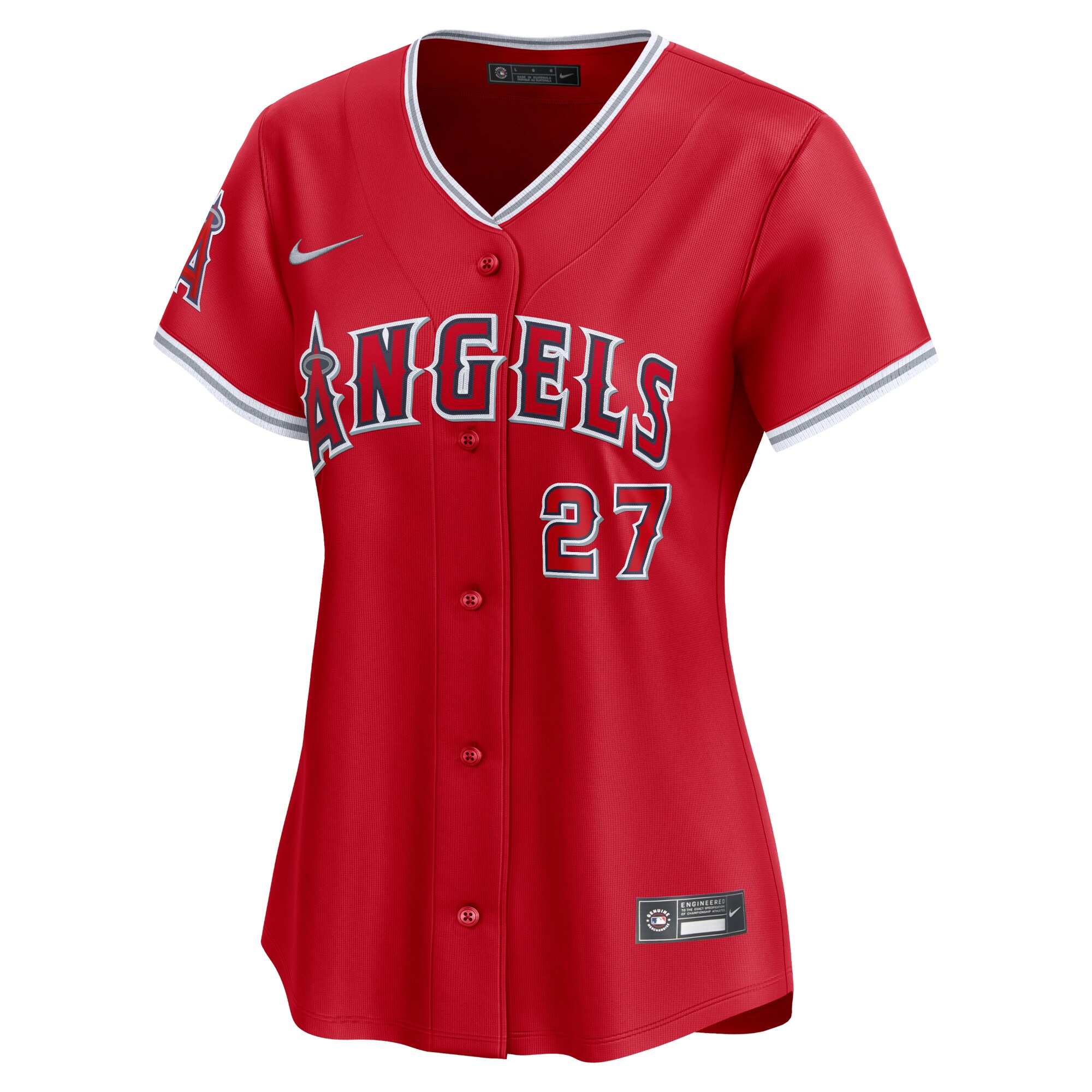 Los Angeles Angels Mike Trout Red Alternate Limited Player MLB Jersey Women's