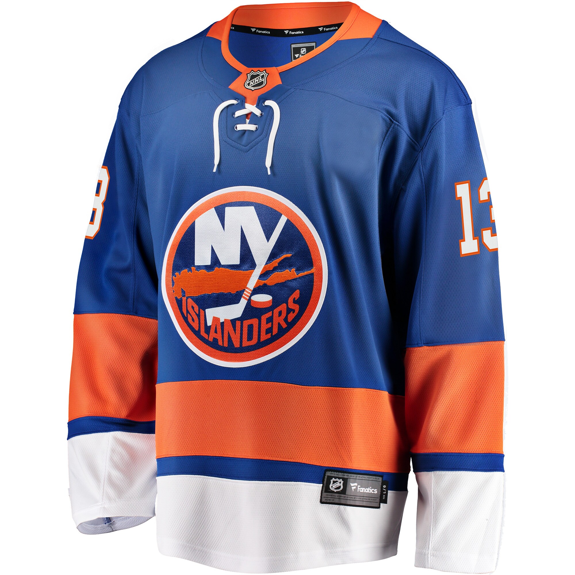 New York Islanders Mathew Barzal Royal Breakaway Player NHL Jersey Men's