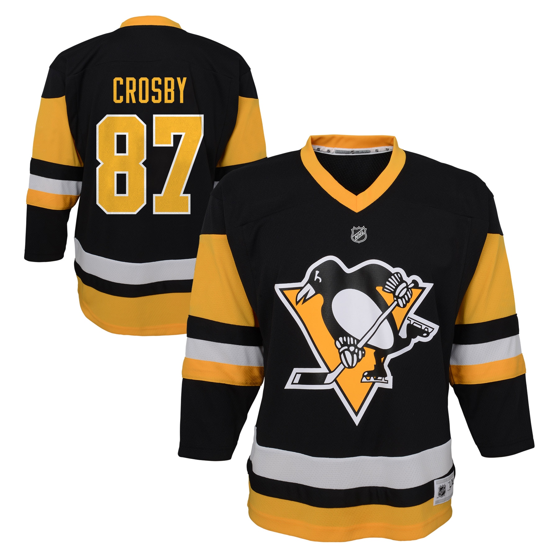 Infant Pittsburgh Penguins Sidney Crosby Black Player NHL Jersey Men's
