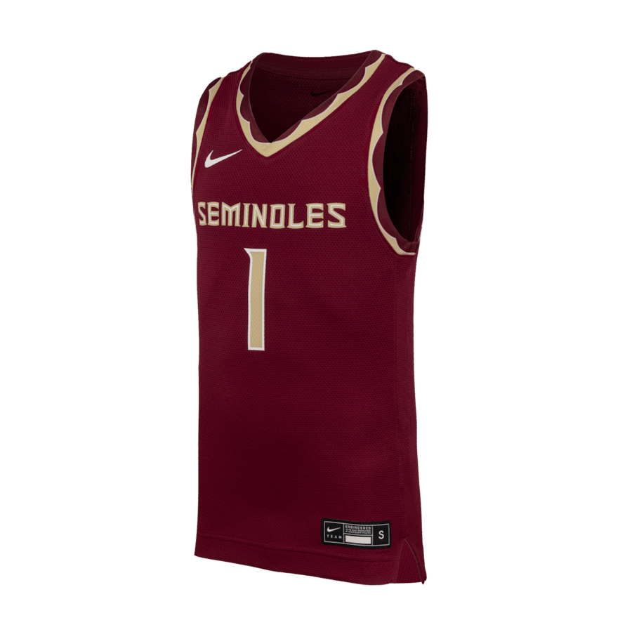 Florida State Seminoles Garnet #1 NCAA Jersey Men's