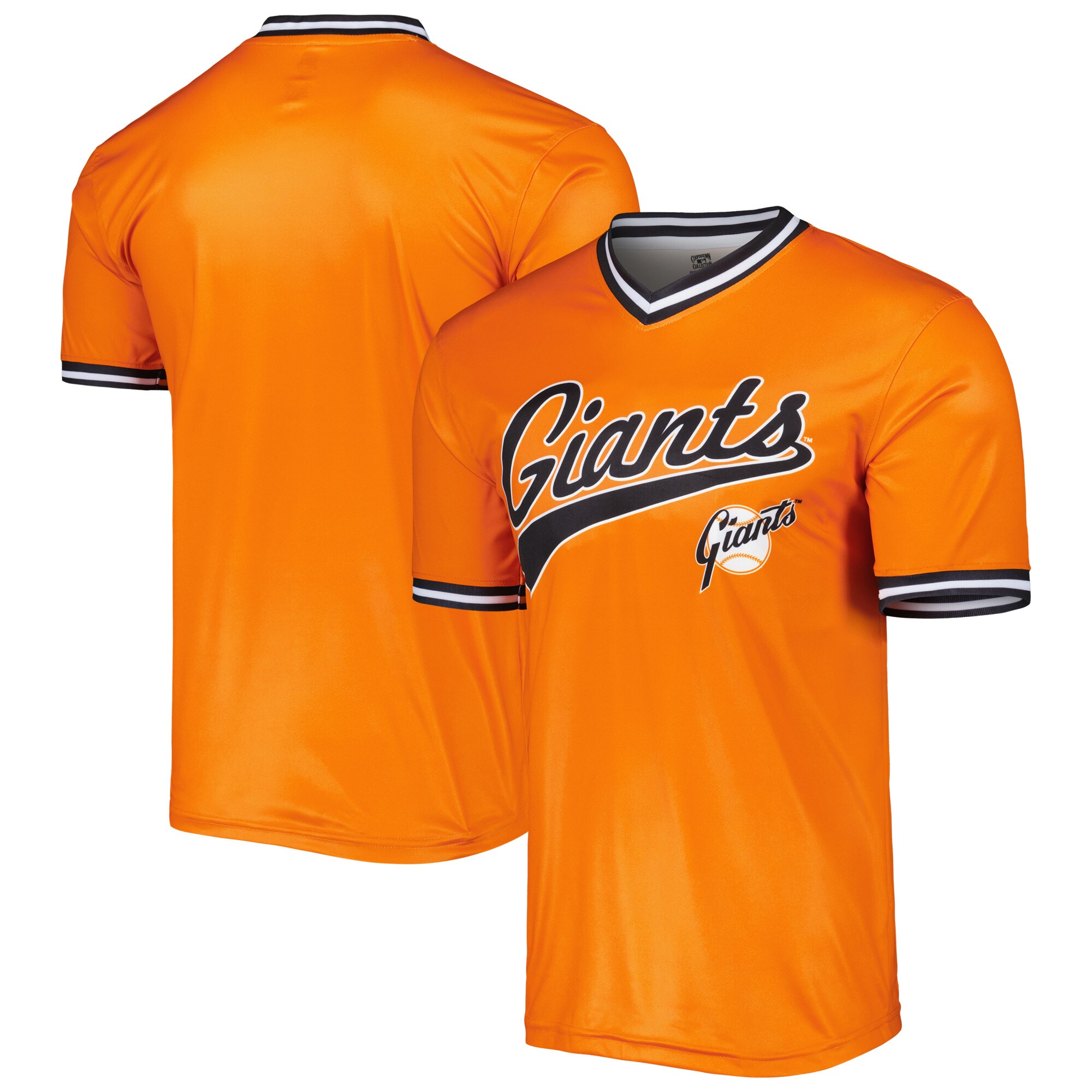 San Francisco Giants Stitches Orange Cooperstown Collection Team MLB Jersey Men's