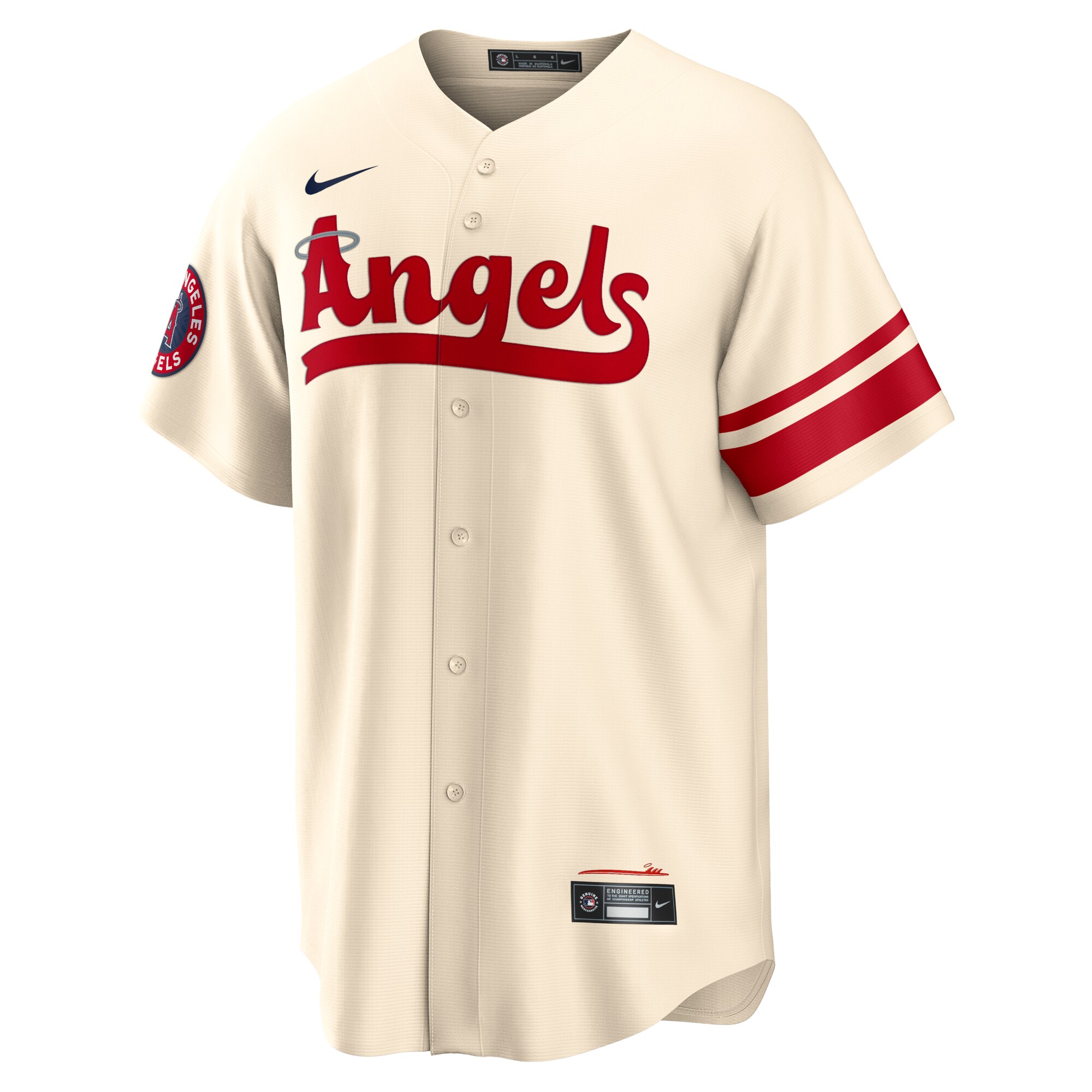 Los Angeles Angels Mike Trout Cream City Connect Player MLB Jersey Men's