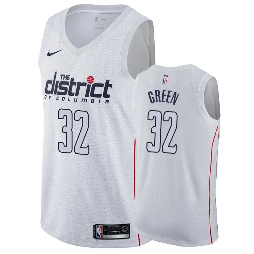 Washington Wizards Jeff Green 32 City Editio White NBA Jersey Men's