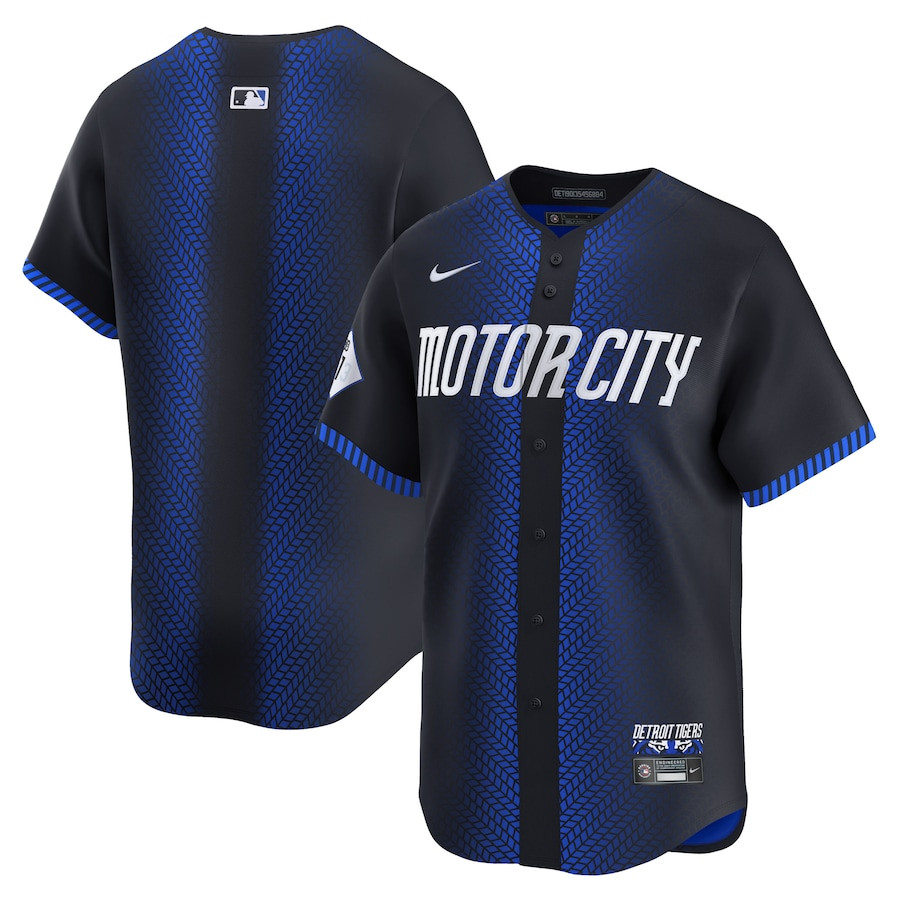 Detroit Tigers 2024 City Connect Limited Navy MLB Jersey Men's