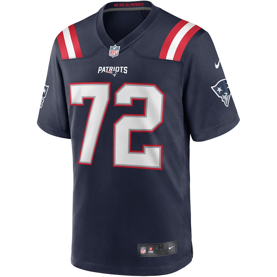 Matt Light 72 New England Patriots Game Retired Player Navy NFL Jersey Men's