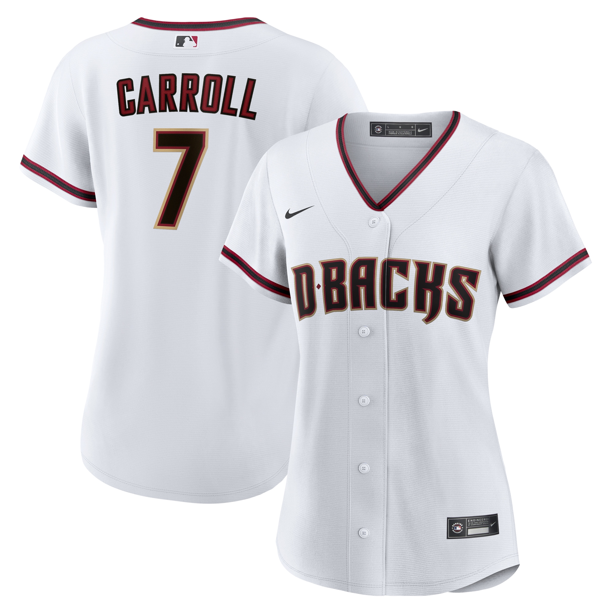 Arizona Diamondbacks Corbin Carroll White Home Player MLB Jersey Women's