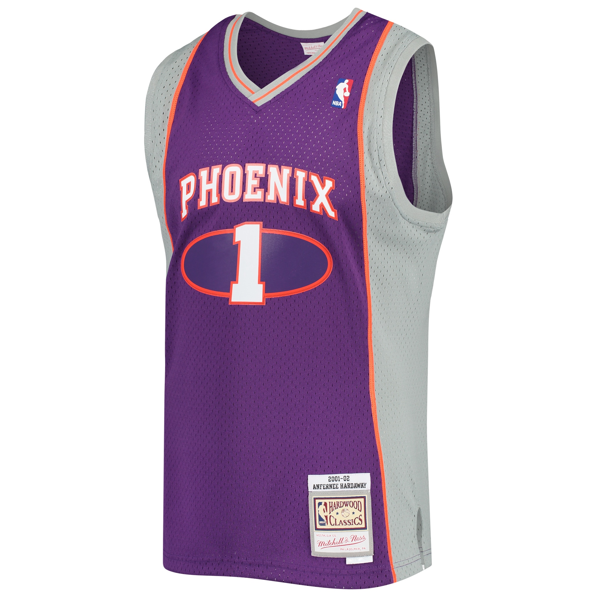 Mitchell Ness Penny Hardaway Purple Phoenix Suns 2001-2002 Hardwood Classics Swingman NBA Jersey Men's