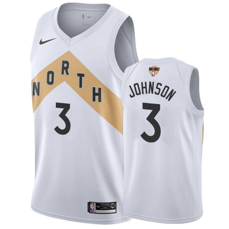 Toronto Raptors Stanley Johnson 3 City NBA Jersey Men's