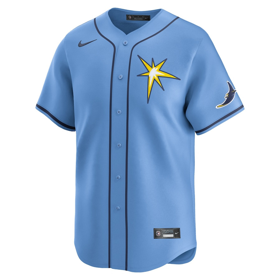 Tampa Bay Rays Alternate Limited Custom Light Blue MLB Jersey Men's