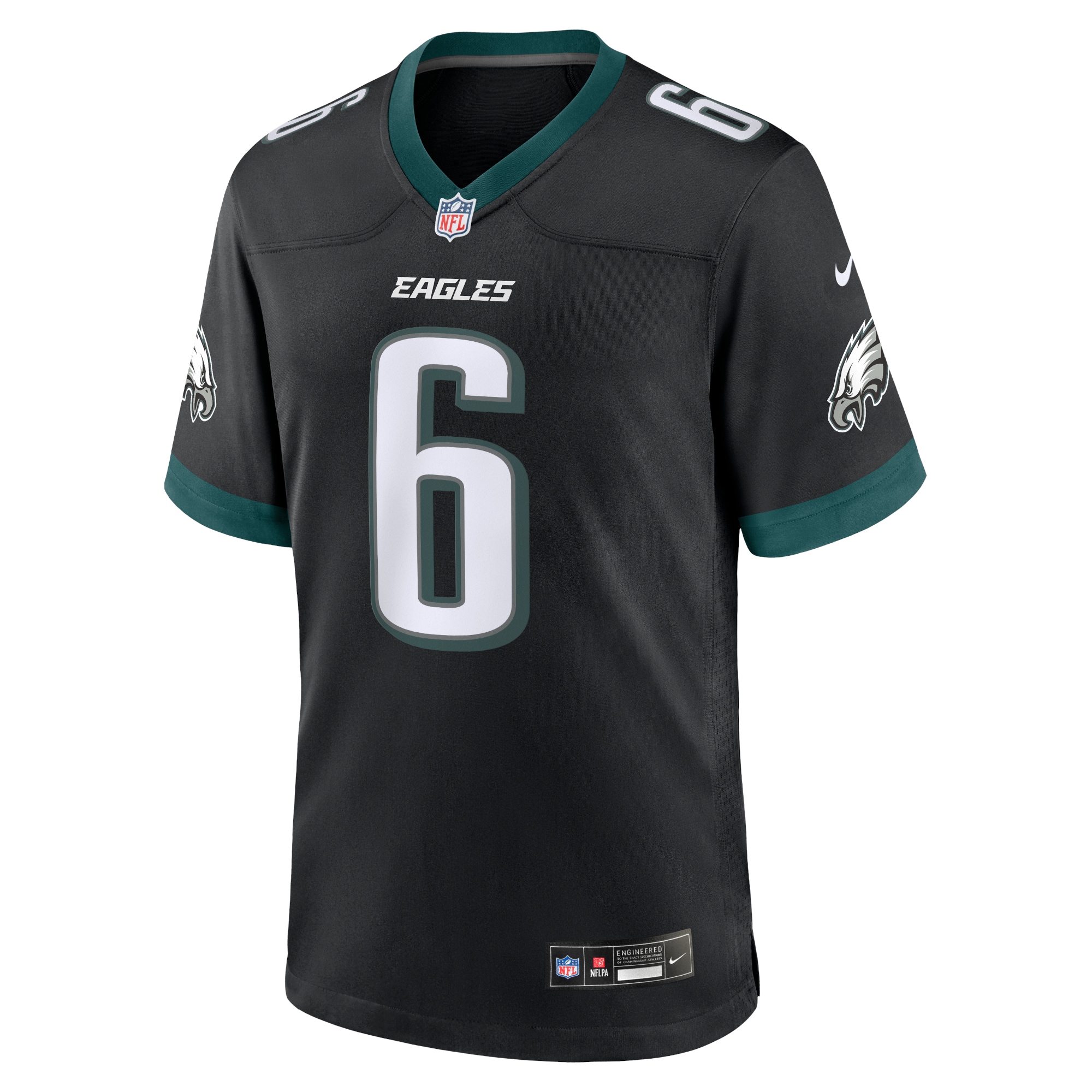 Philadelphia Eagles DeVonta Smith Black Alternate Game NFL Jersey Men's