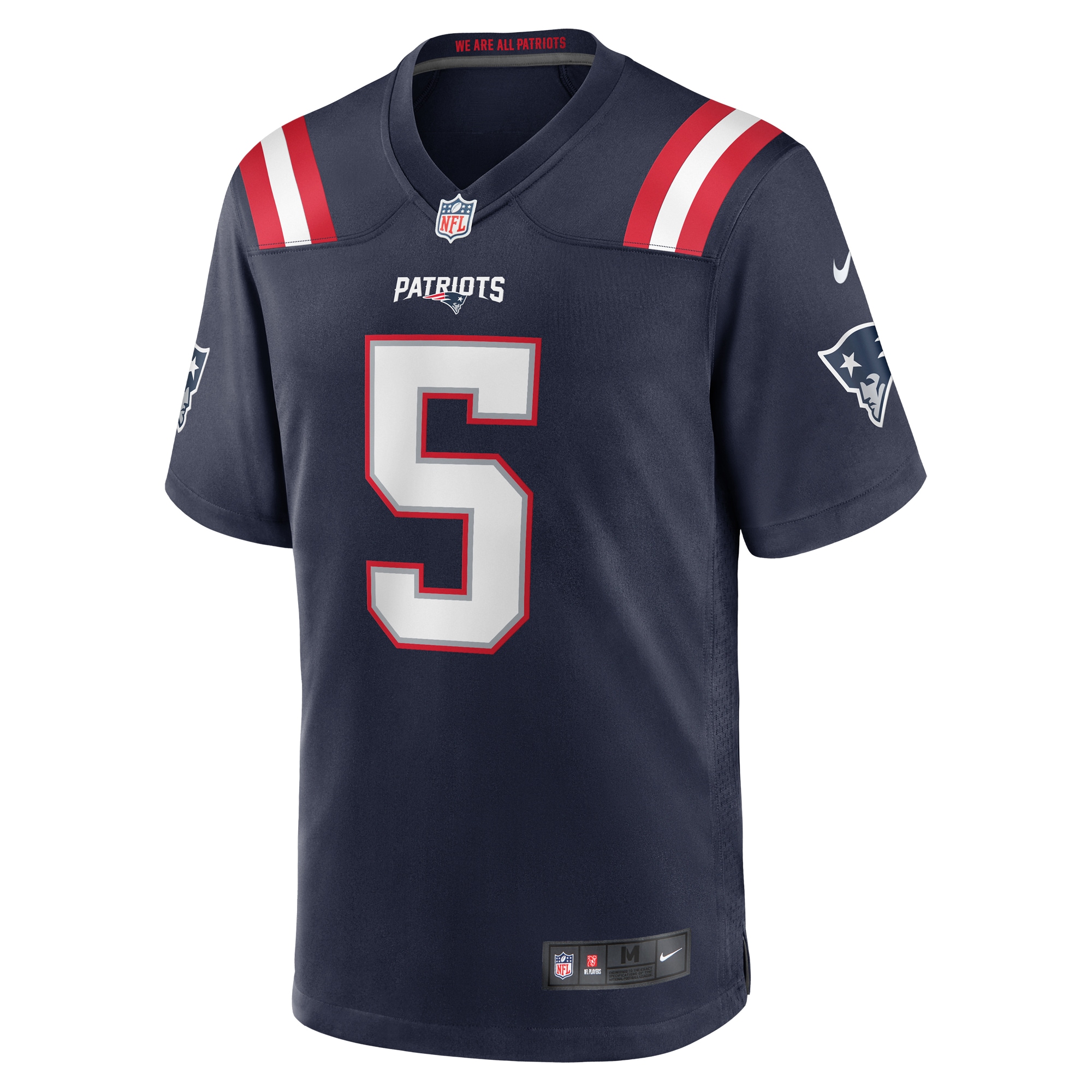 New England Patriots Jabrill Peppers Navy Game Player NFL Jersey Men's