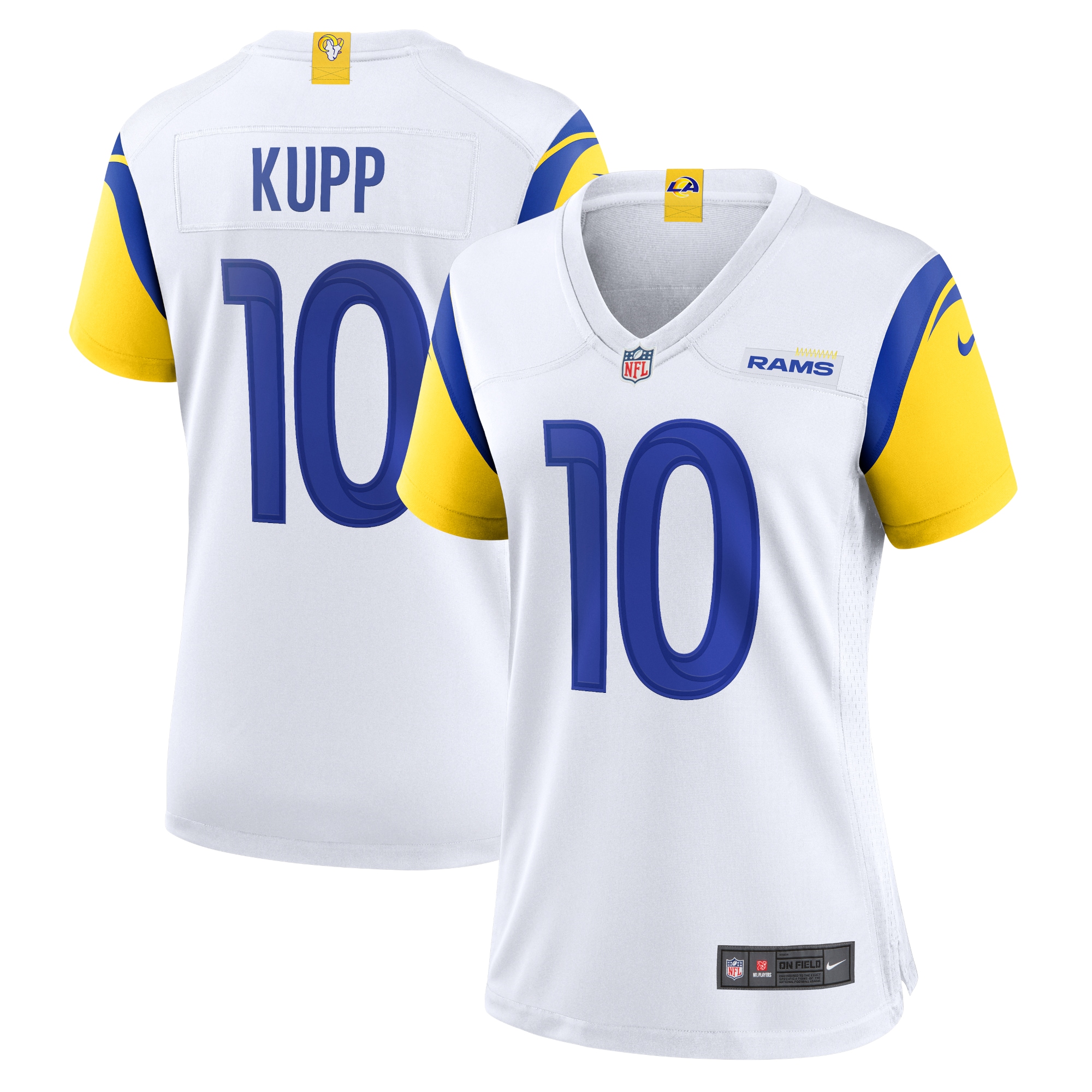 Los Angeles Rams Cooper Kupp White Alternate Game NFL Jersey Women's