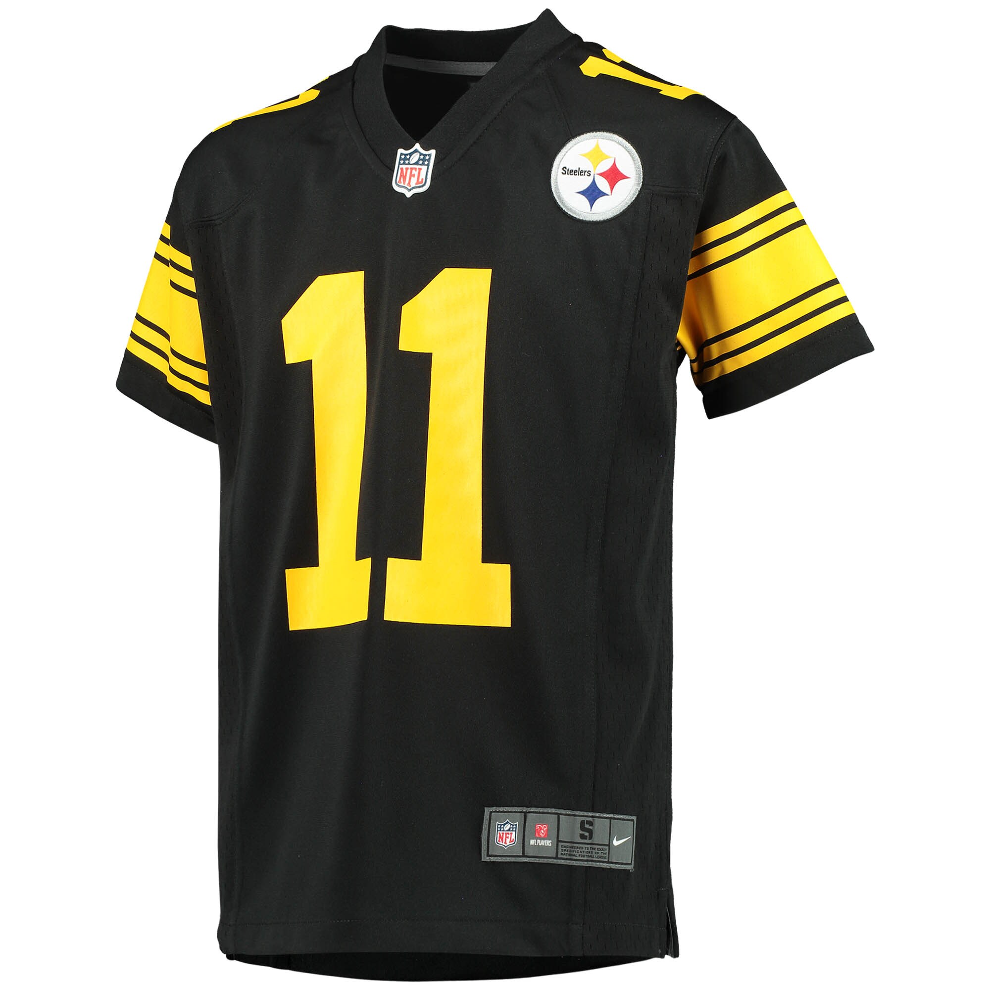 Pittsburgh Steelers Chase Claypool Black Alternate Player Game NFL Jersey Youth
