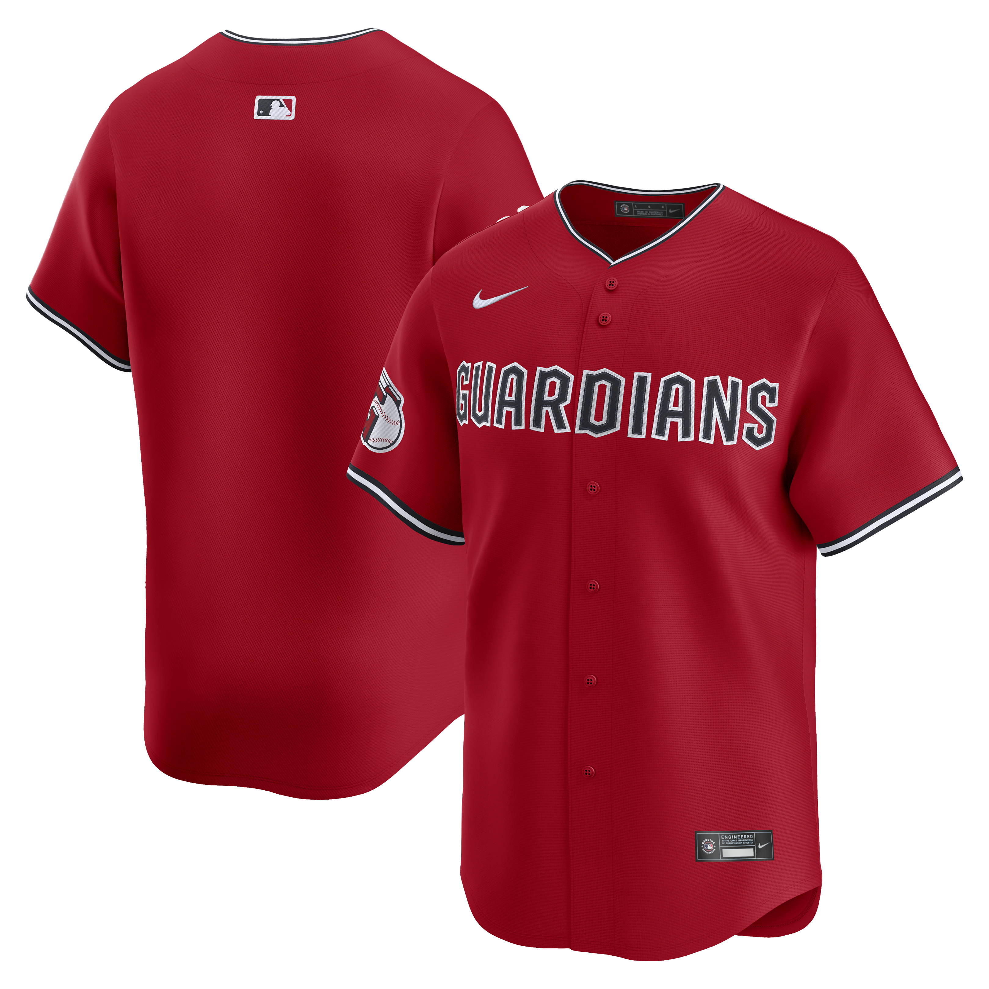 Cleveland Guardians Red Alternate Limited MLB Jersey Men's