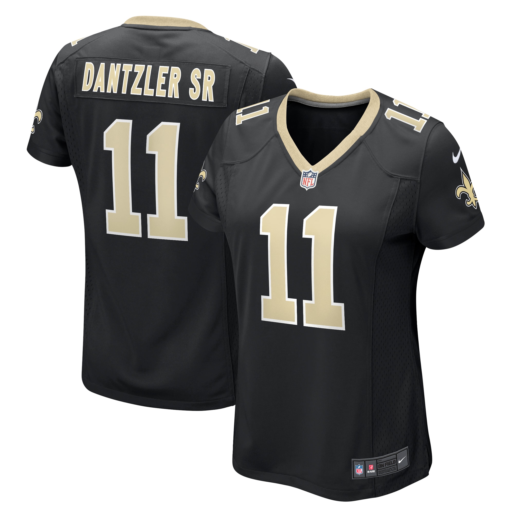 New Orleans Saints Cameron Dantzler Sr Black Game NFL Jersey Women's