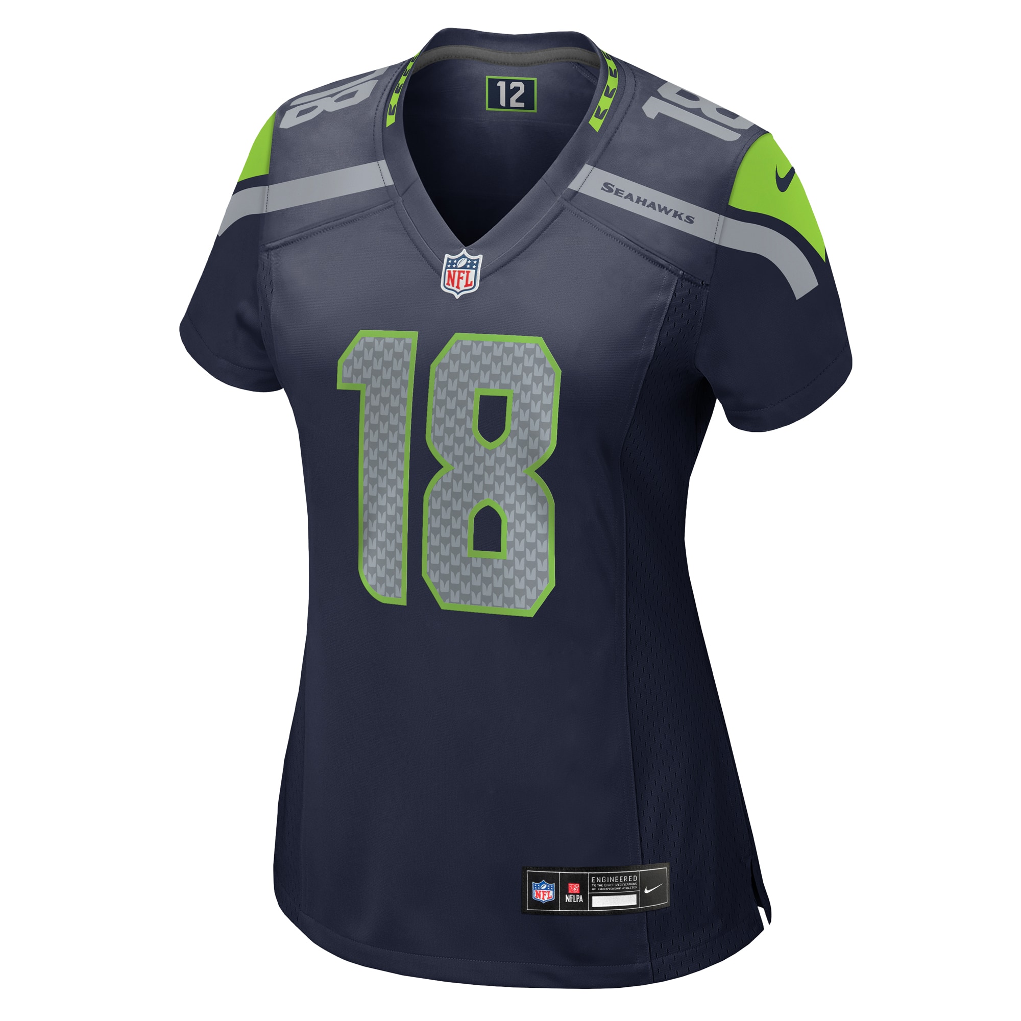 Seattle Seahawks Marcus Simms College Navy Game NFL Jersey Women's