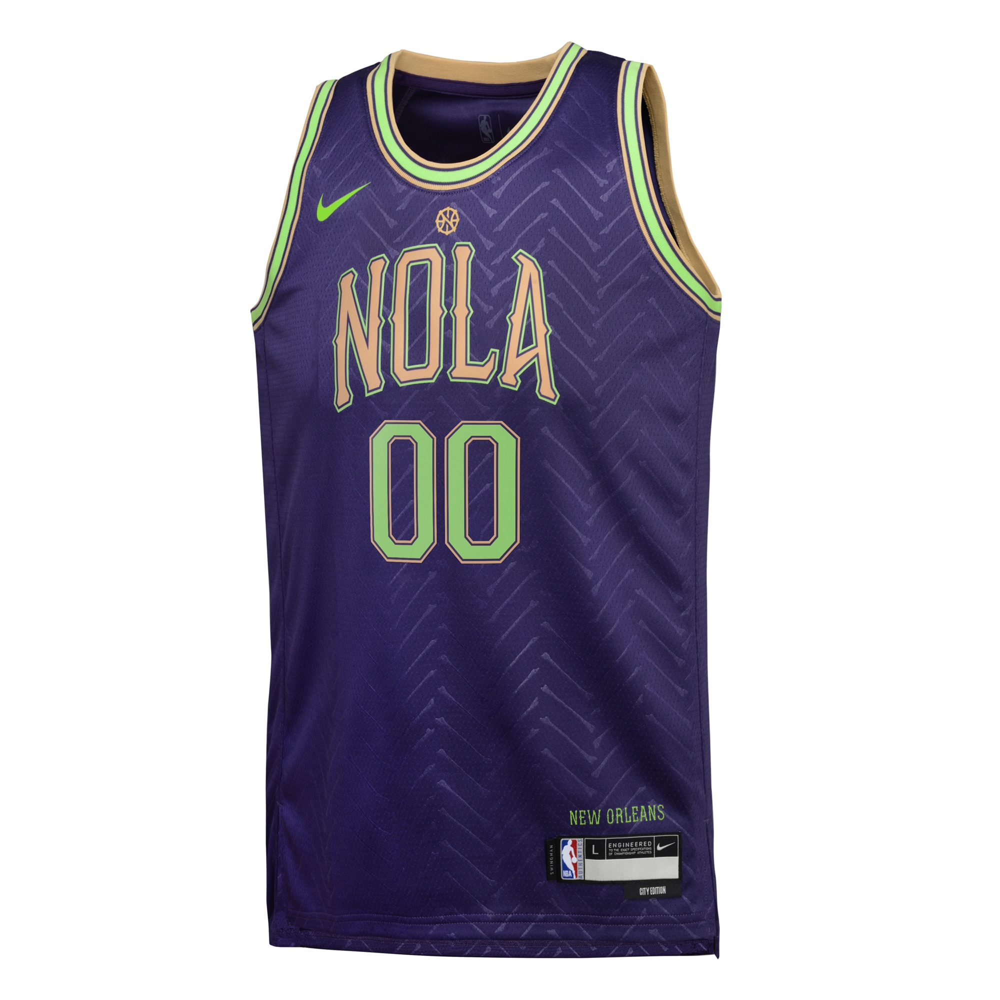 New Orleans Pelicans City Edition Swingman 2024 Custom NBA Jersey Youth