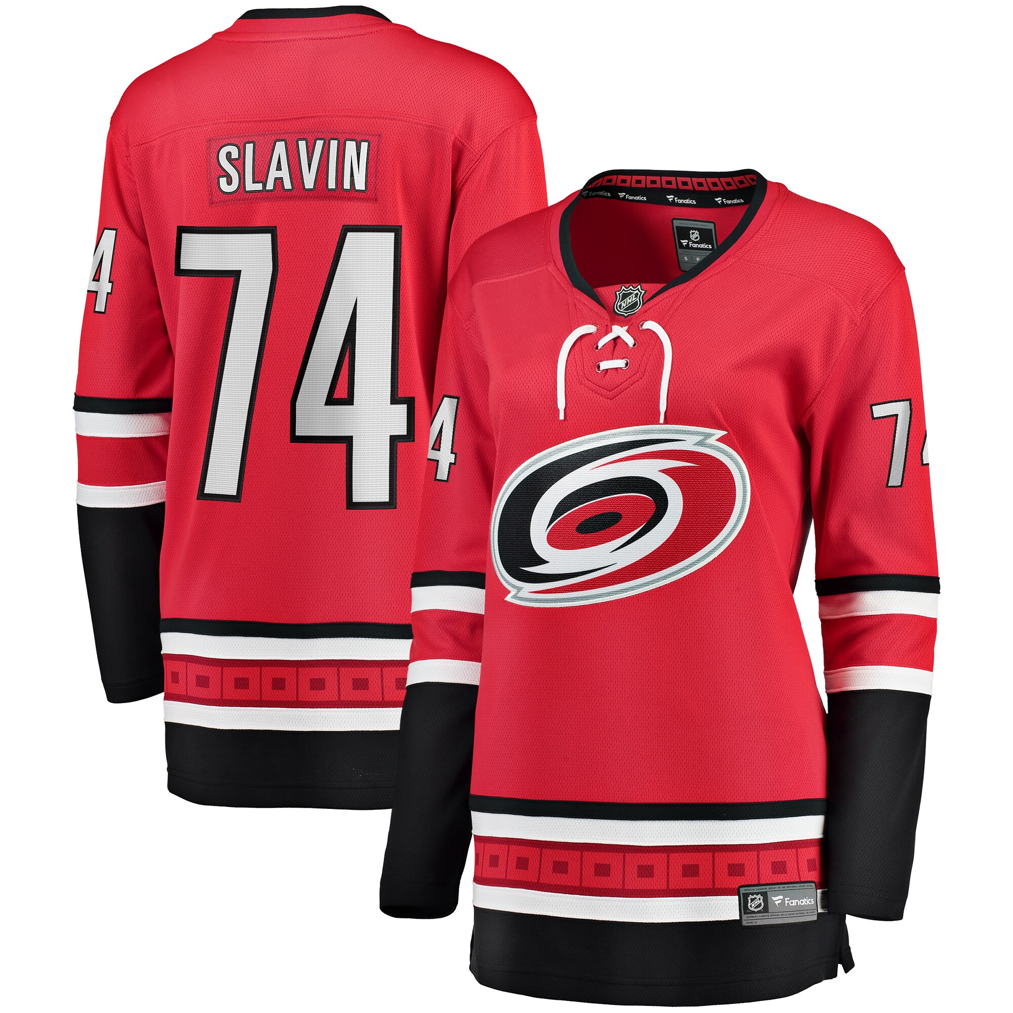 Carolina Hurricanes Jaccob Slavin Red Alternate Breakaway Player NHL Jersey Women's