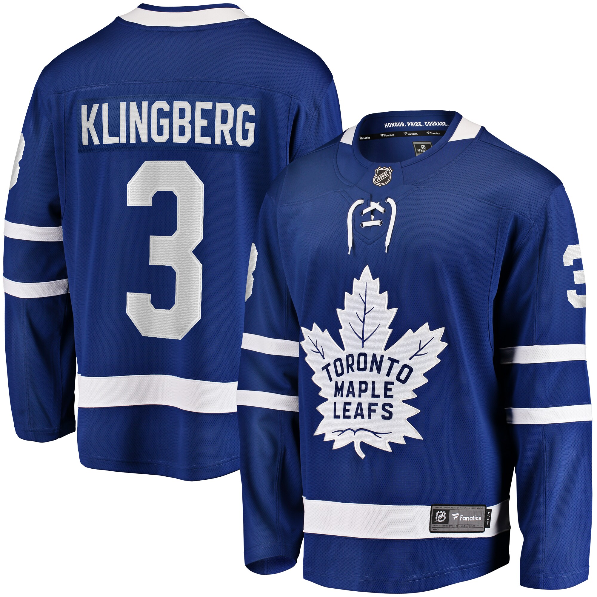 Toronto Maple Leafs John Klingberg Blue Home Breakaway NHL Jersey Men's