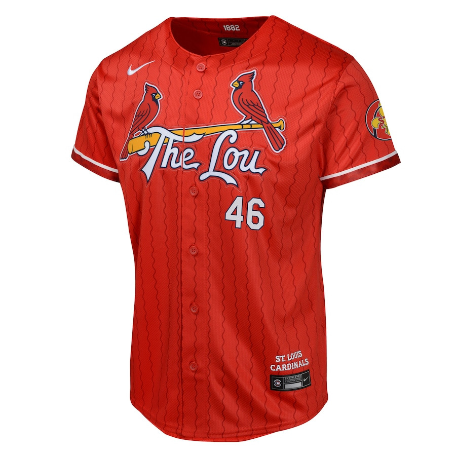 Paul Goldschmidt 46 St. Louis Cardinals 2024 City Connect Limited Red MLB Jersey Youth