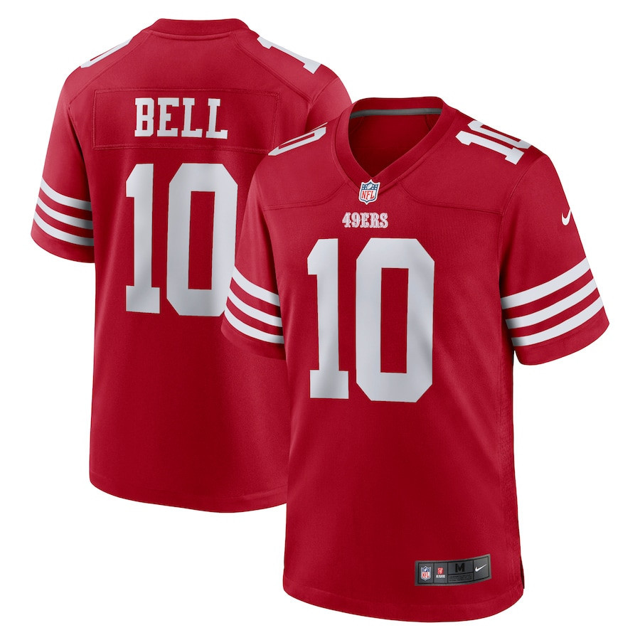 Ronnie Bell 10 San Francisco 49ers Game Scarlet NFL Jersey Men's