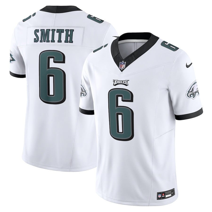 DeVonta Smith 6 Philadelphia Eagles Vapor F.U.S.E. Limited White NFL Jersey Men's