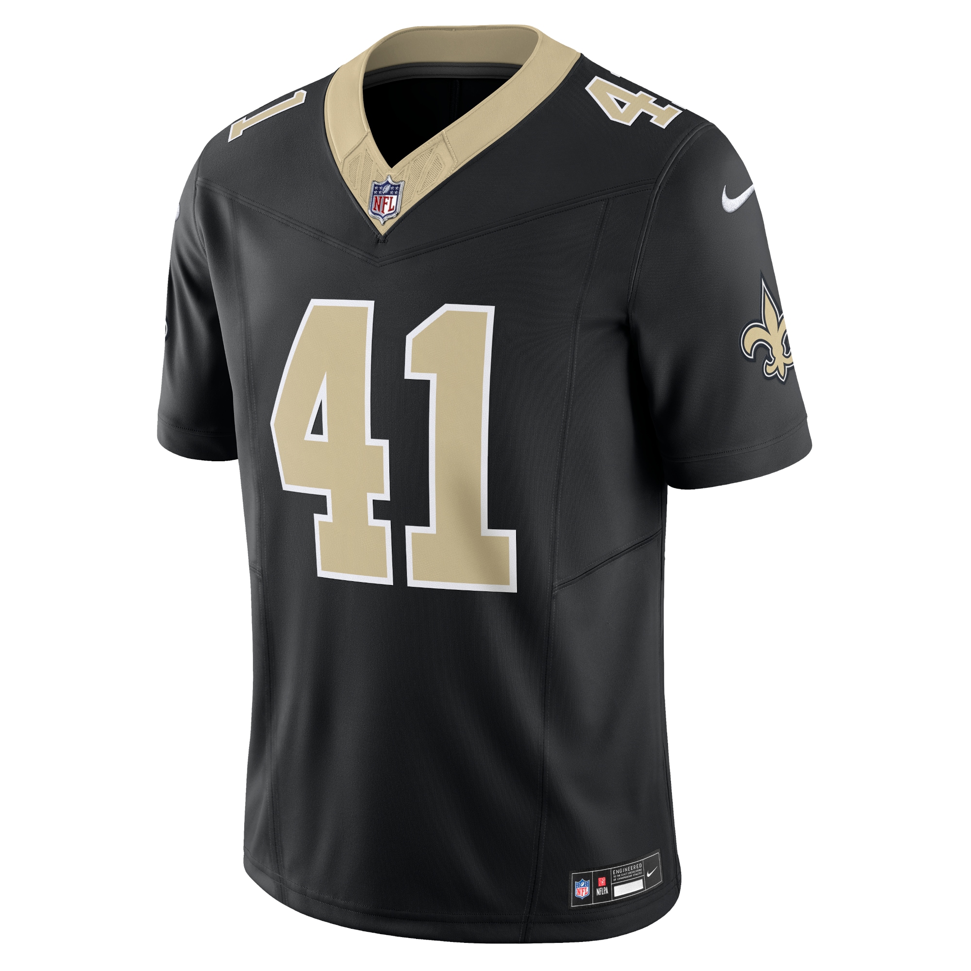 New Orleans Saints Alvin Kamara Black Vapor F.U.S.E. Limited NFL Jersey Men's