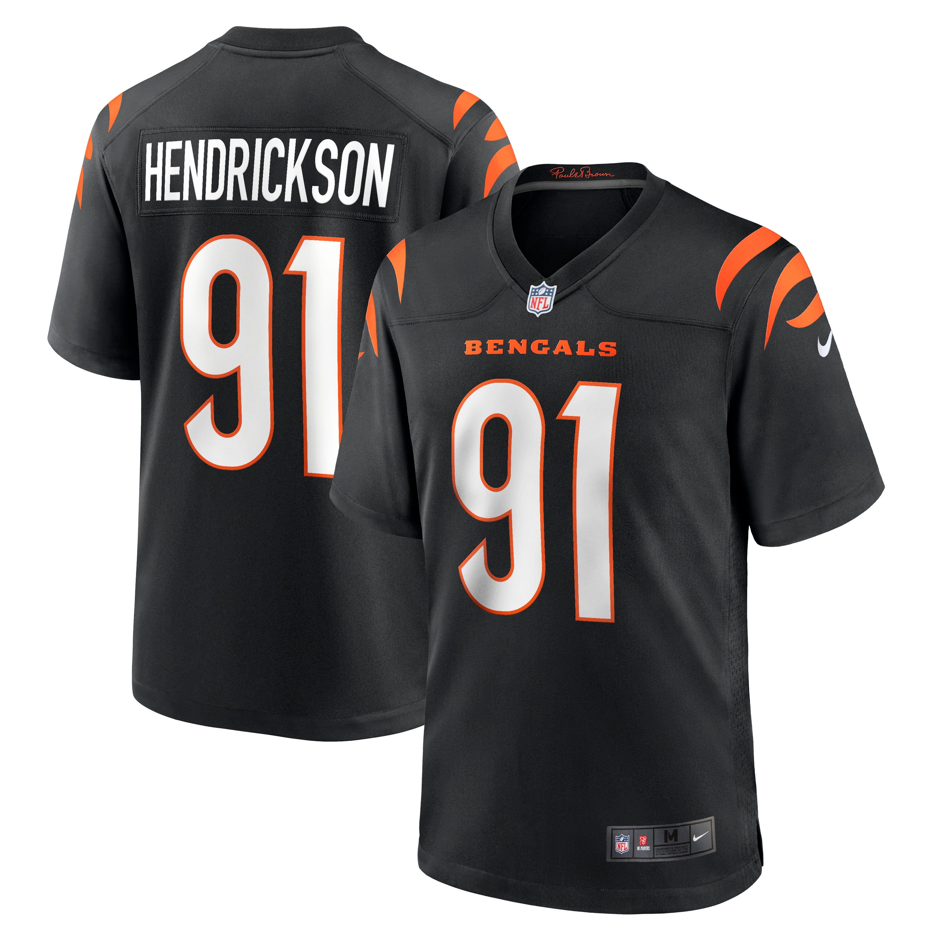 Cincinnati Bengals Trey Hendrickson Black Game NFL Jersey Men's