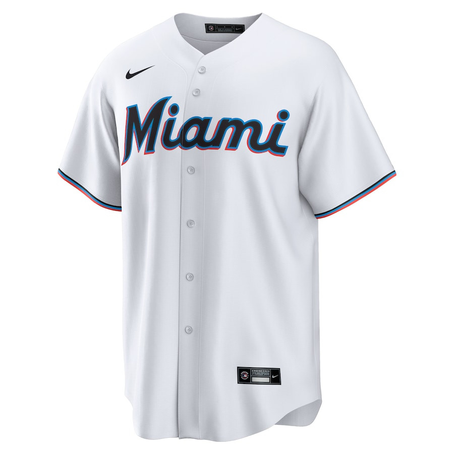 Yuli Gurriel 10 Miami Marlins White MLB Jersey Men's