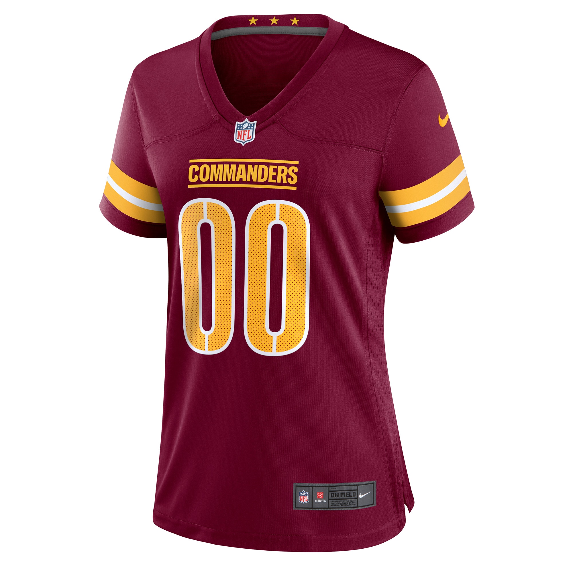 Washington Commanders Burgundy Game Custom Player NFL Jersey Women's