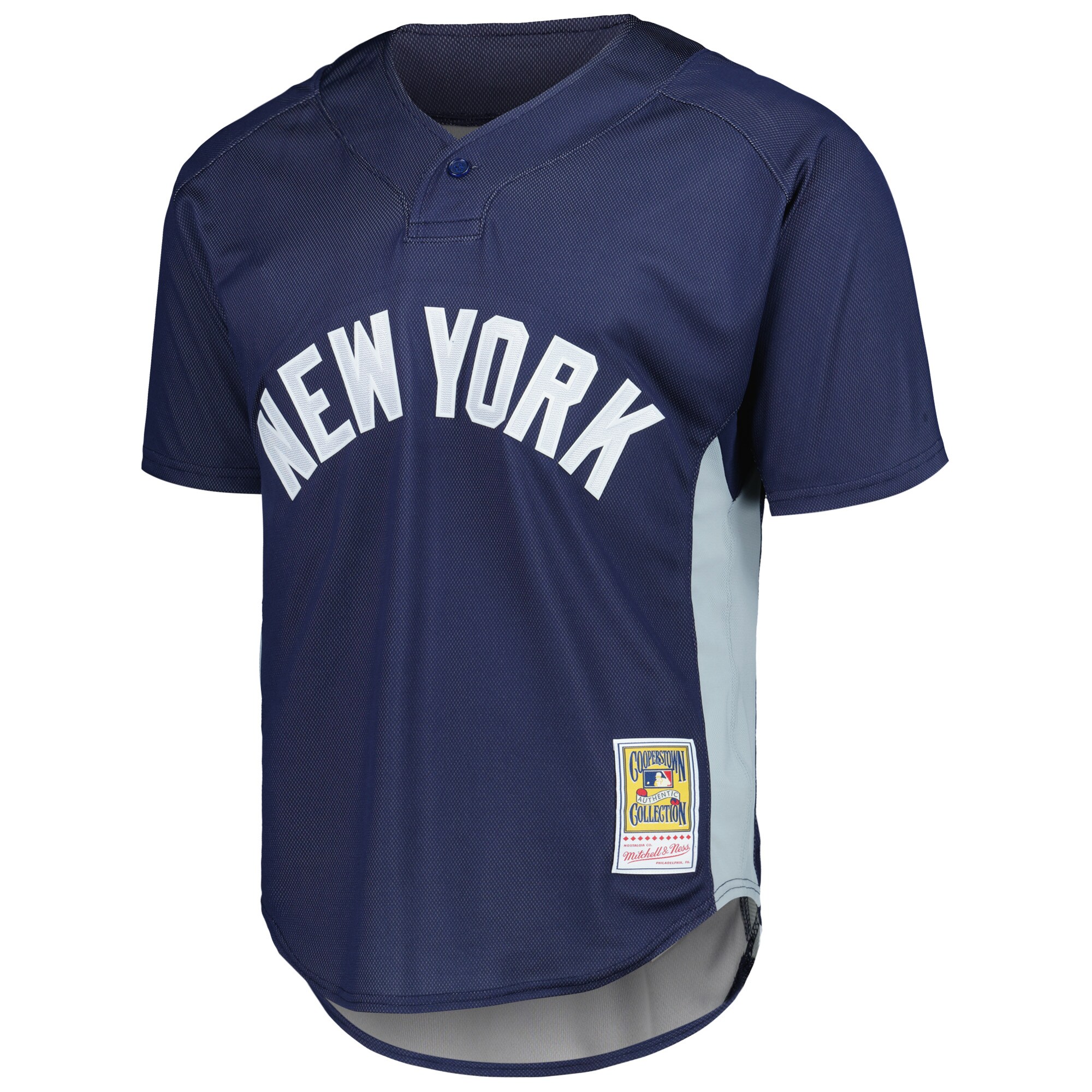 New York Yankees Mariano Rivera Mitchell Ness Navy Cooperstown Collection 2009 Batting Practice MLB Jersey Men's
