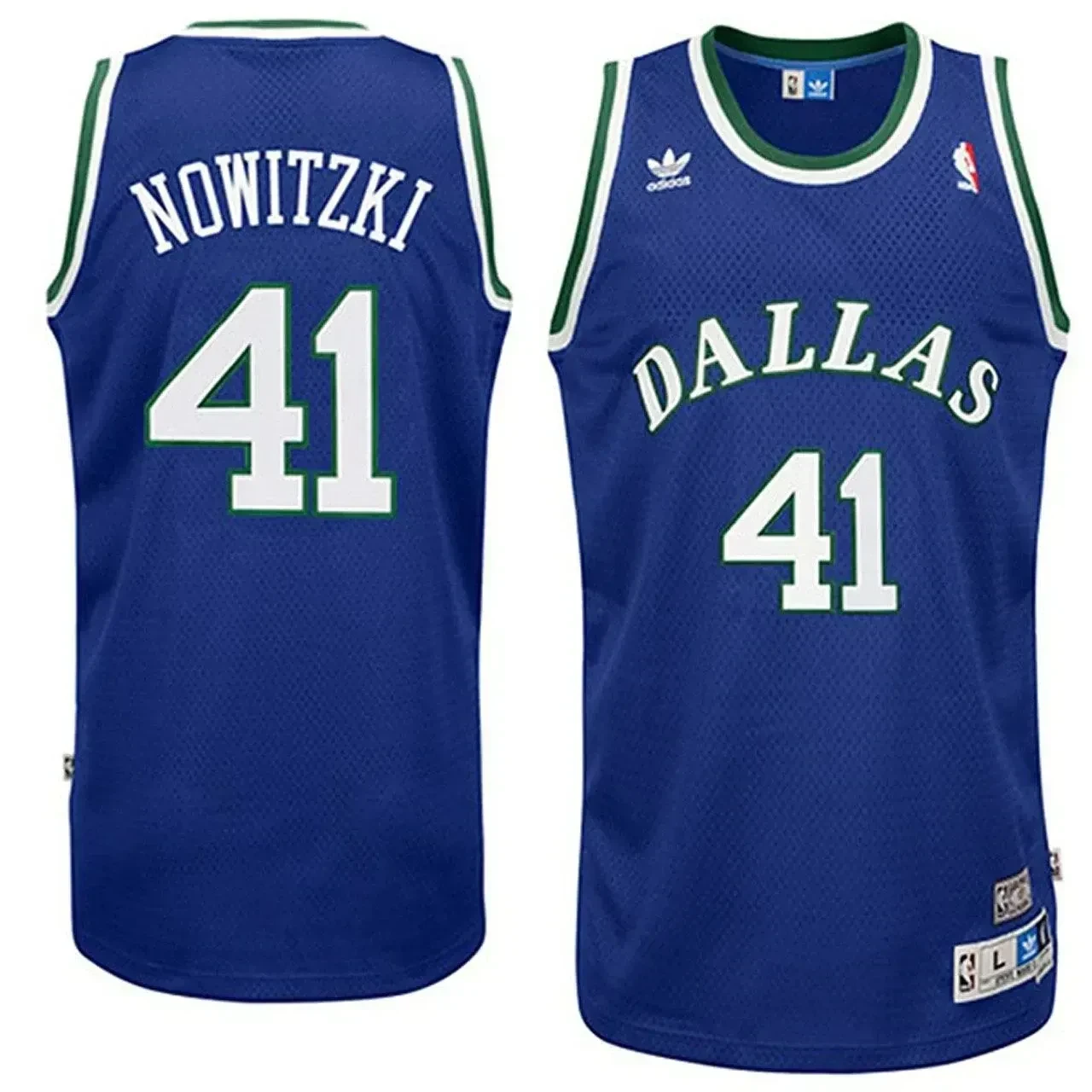 Dirk Nowitzki Dallas Mavericks Soul Swingman Throwback NBA Jersey Men's