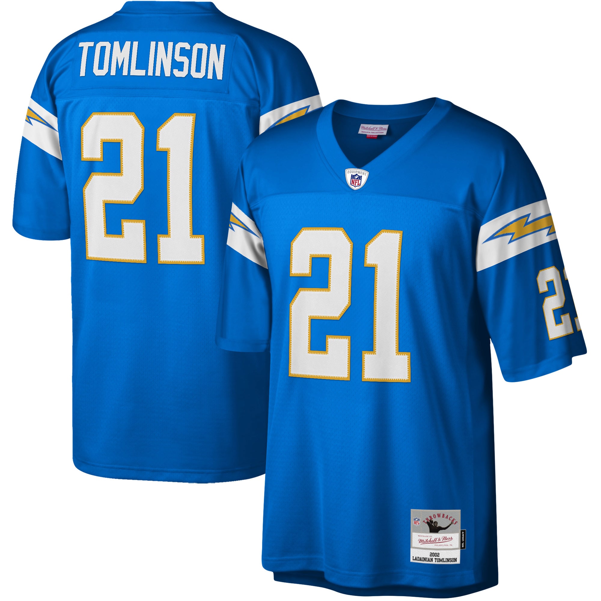 Los Angeles Chargers LaDainian Tomlinson Mitchell Ness Powder Blue Legacy NFL Jersey Men's