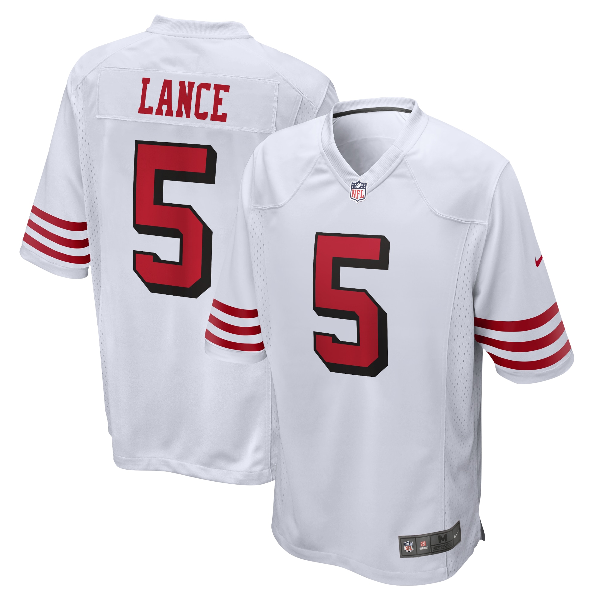 San Francisco 49ers Trey Lance White Alternate Game NFL Jersey Men's