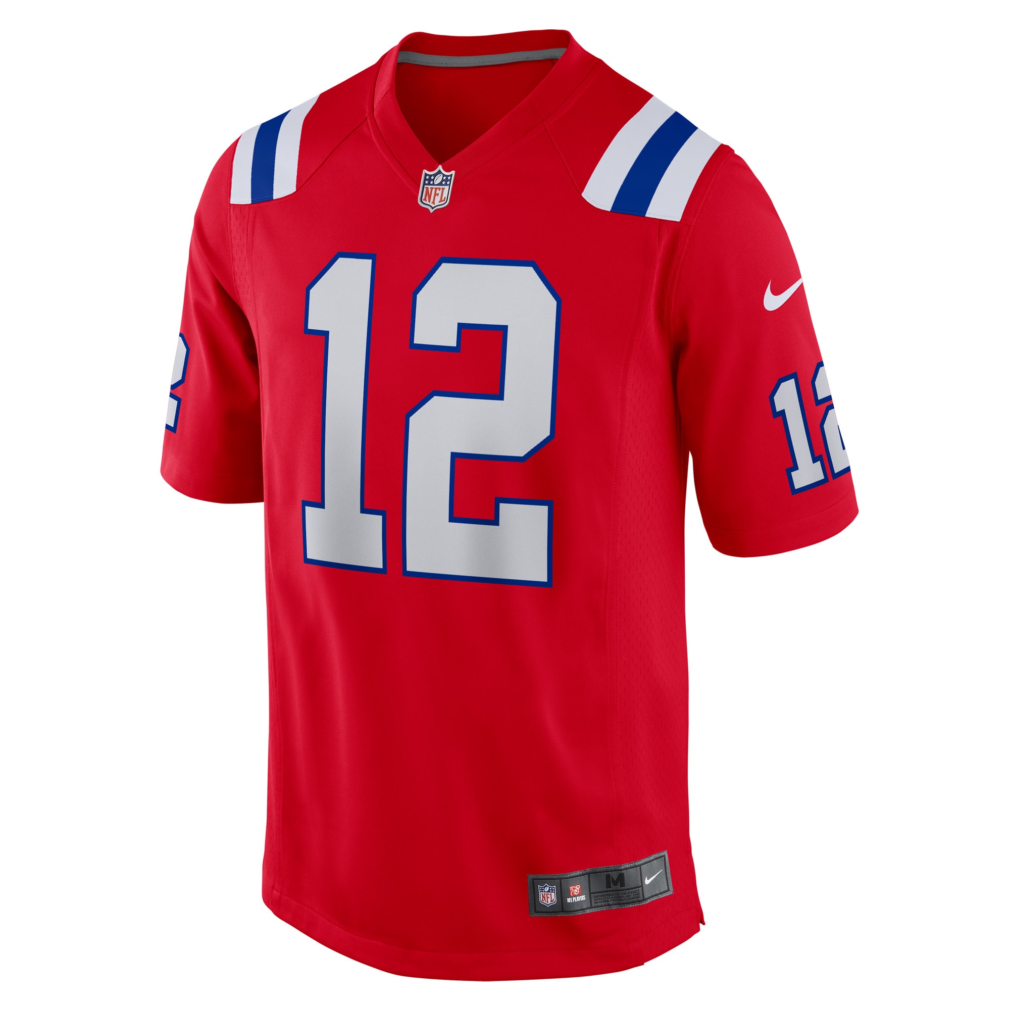 New England Patriots Tom Brady Red Retired Game NFL Jersey Men's