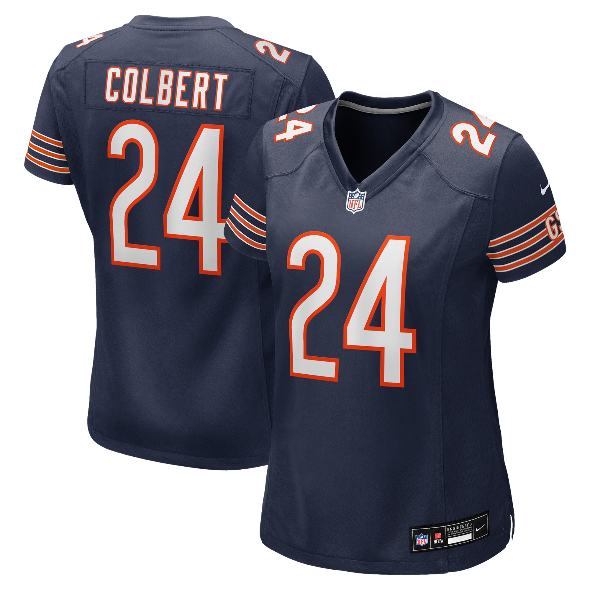Chicago Bears Adrian Colbert Navy Team Game NFL Jersey Women's
