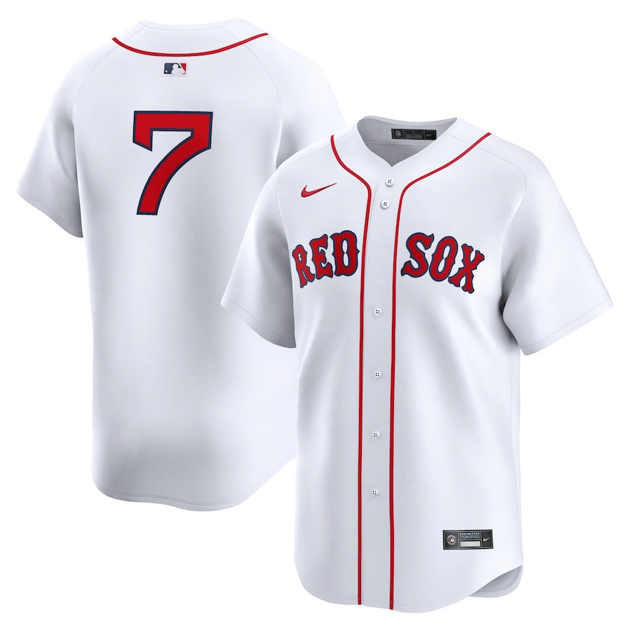 Masataka Yoshida 7 Boston Red Sox Home Limited White MLB Jersey Men's