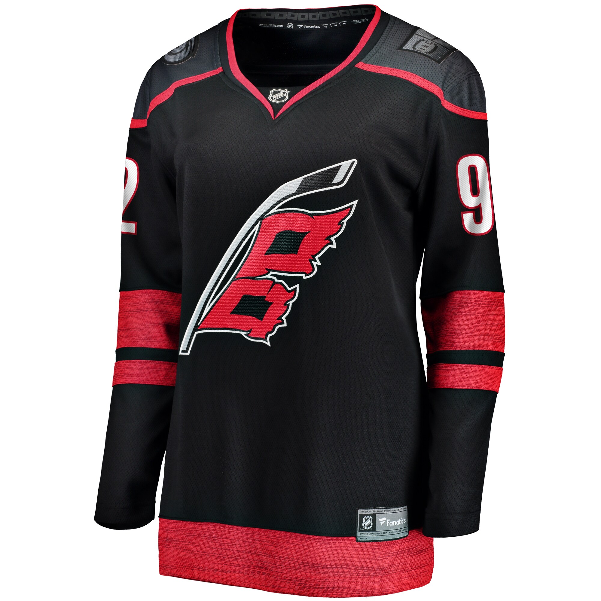 Carolina Hurricanes Evgeny Kuznetsov Black Home Breakaway NHL Jersey Women's