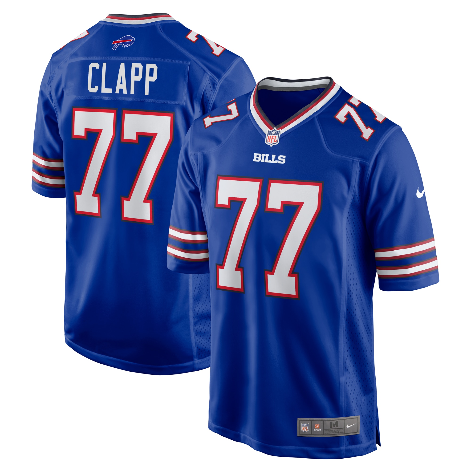 Buffalo Bills Will Clapp Royal Game NFL Jersey Men's