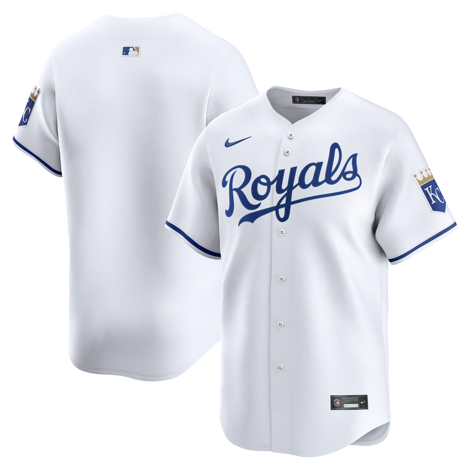 Kansas City Royals White Home Limited MLB Jersey Men's