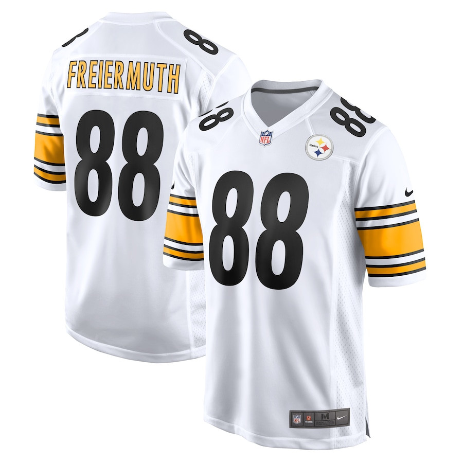 Pat Freiermuth 88 Pittsburgh Steelers Game White NFL Jersey Men's