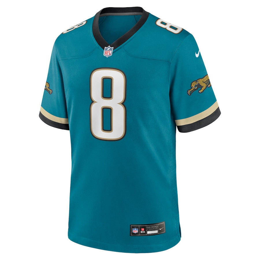 Mark Brunell 8 Jacksonville Jaguars Prowler Throwback Player Game Teal NFL Jersey Men's