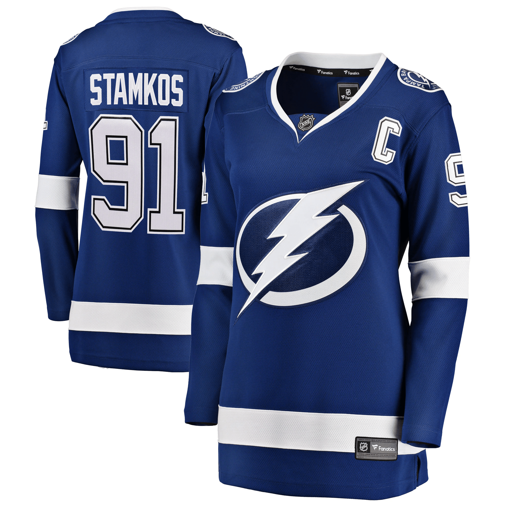Steven Stamkos Tampa Bay Lightning Home Breakaway Player Blue NHL Jersey Women's