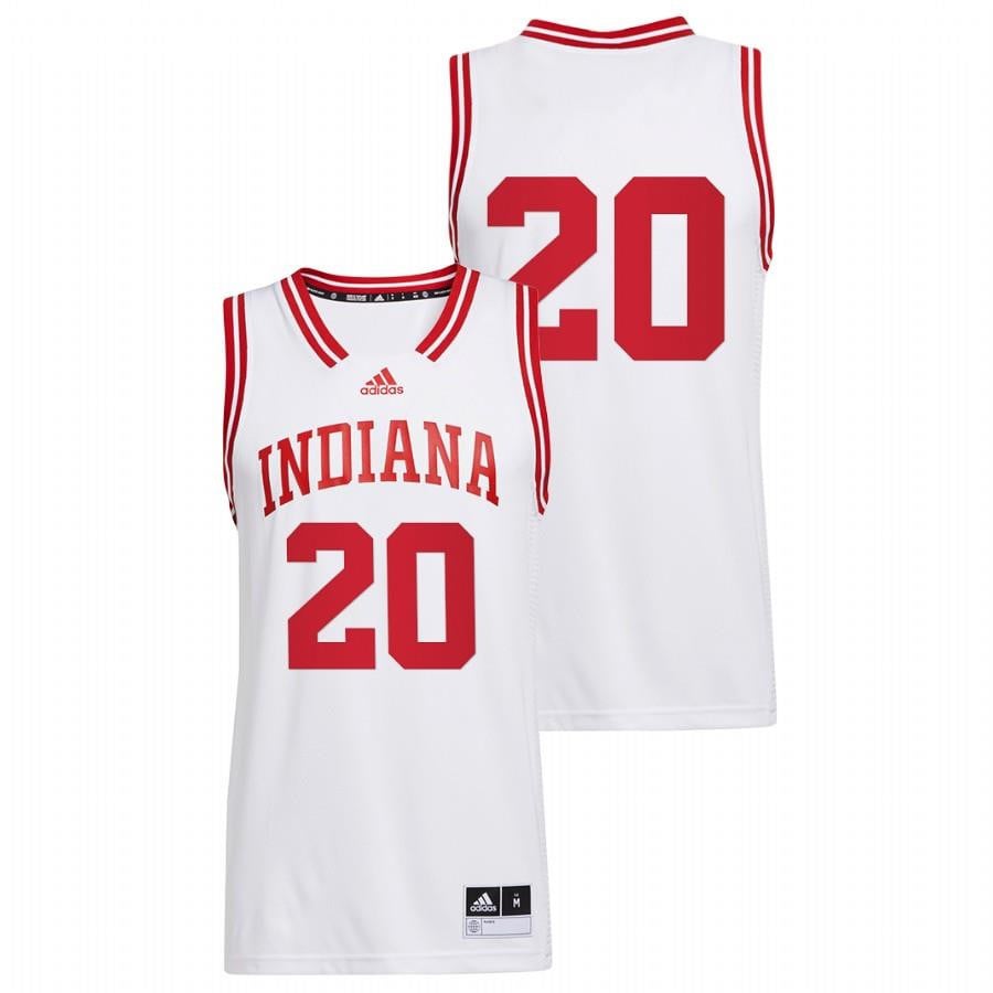 Jared Jeffries 2 White Indiana Hoosiers Reverse Retro NCAA Jersey Men's