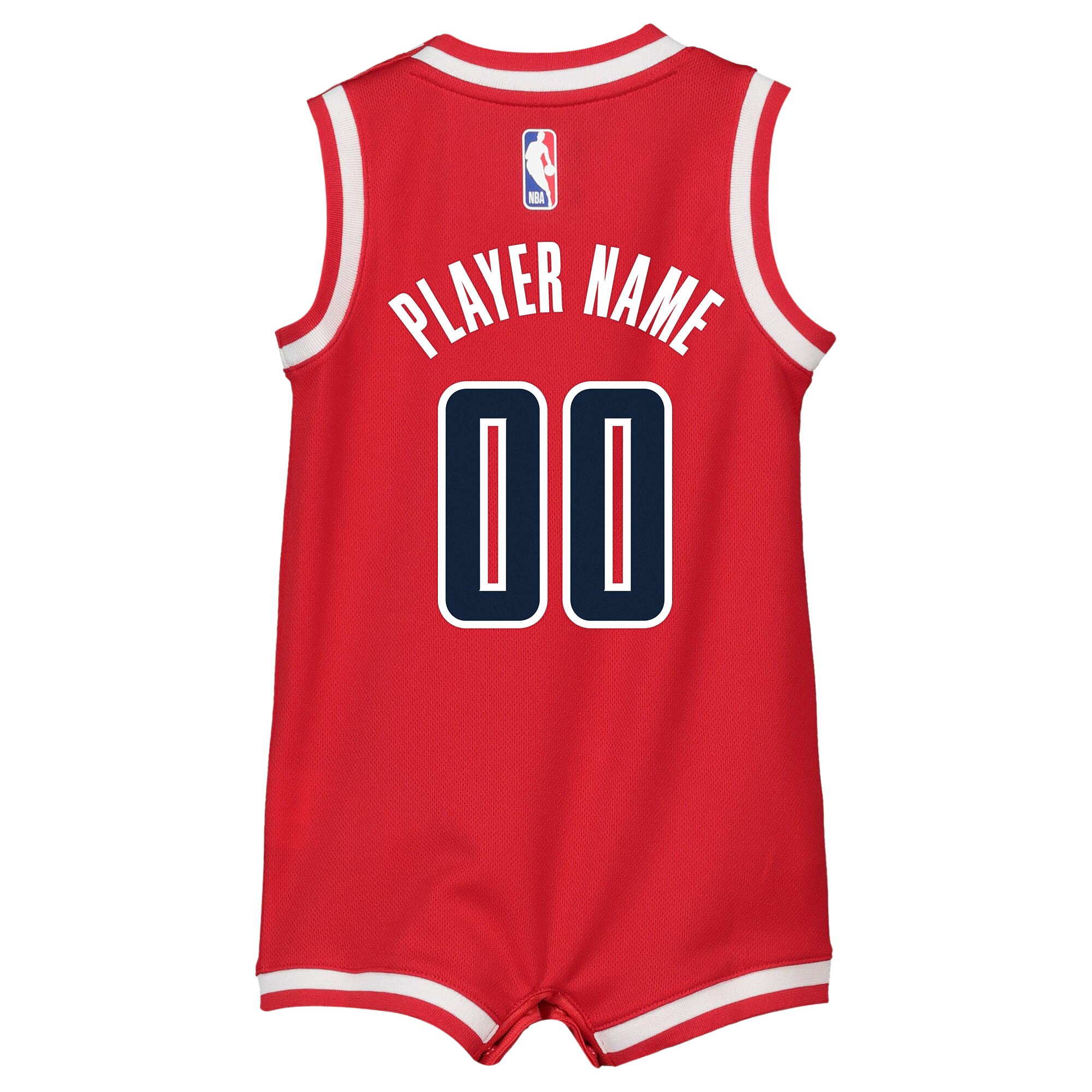 Washington Wizards Icon Onesie Custom Infant NBA Jersey Men's