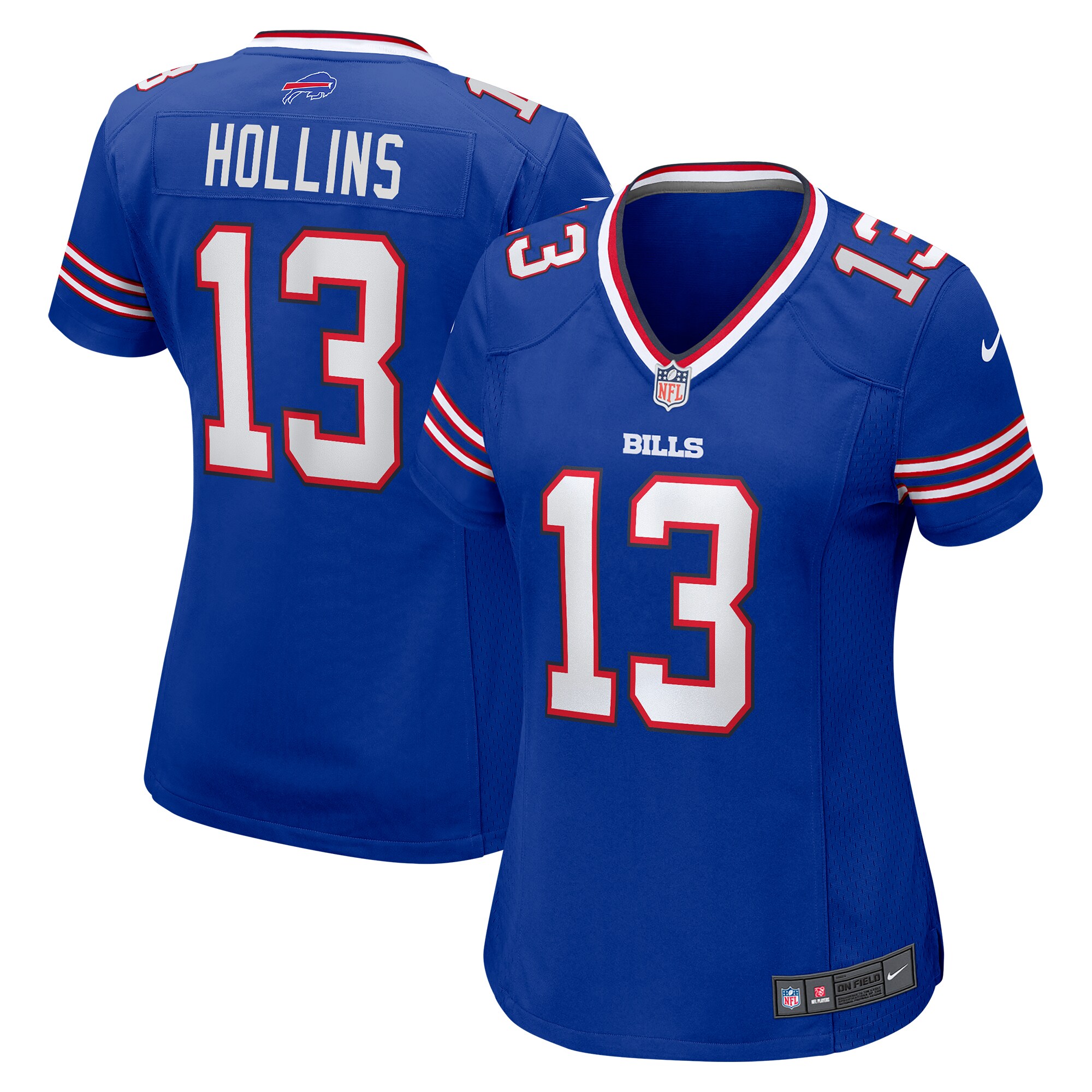 Buffalo Bills Mack Hollins Royal Game NFL Jersey Women's