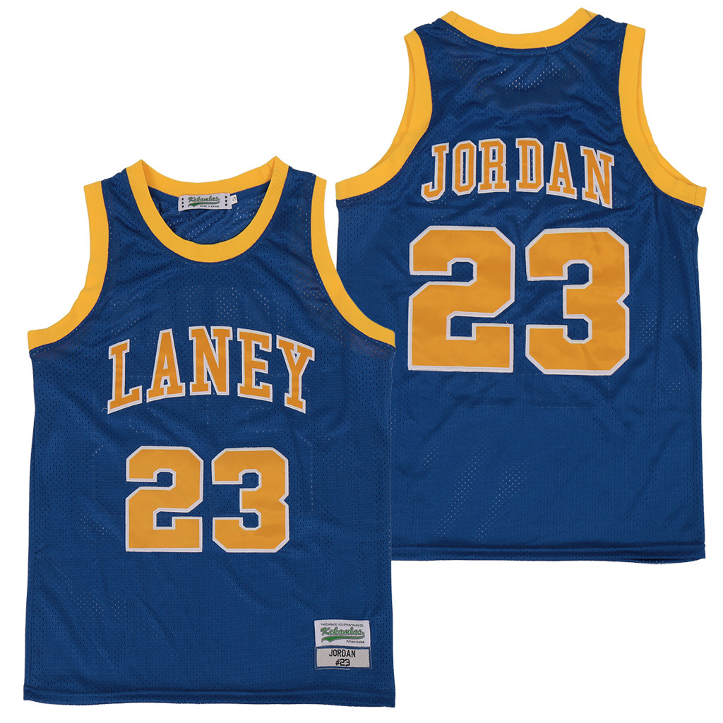 Jordan Laney 23 Throwback Swingman Royal NBA Jersey Men's