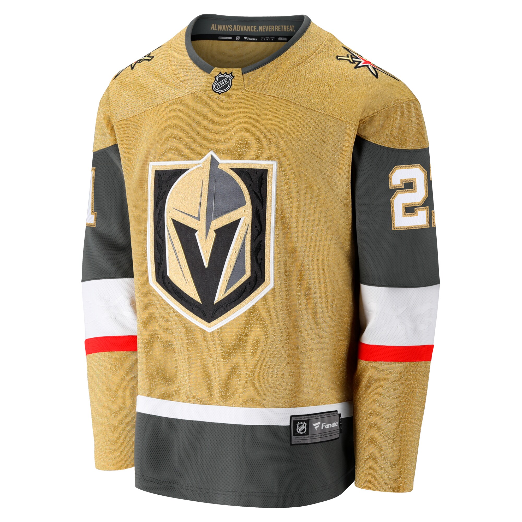 Vegas Golden Knights Brett Howden Gold Home Premier Breakaway Player NHL Jersey Men's