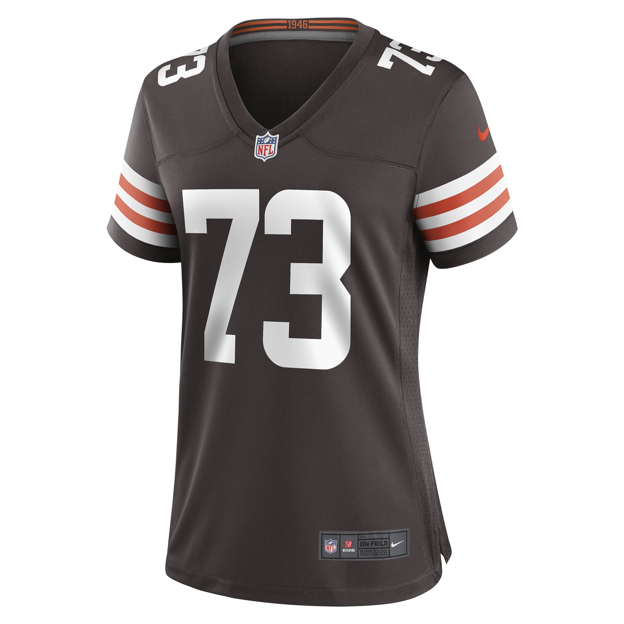 Cleveland Browns Joe Thomas Brown Retired Game Player NFL Jersey Women's